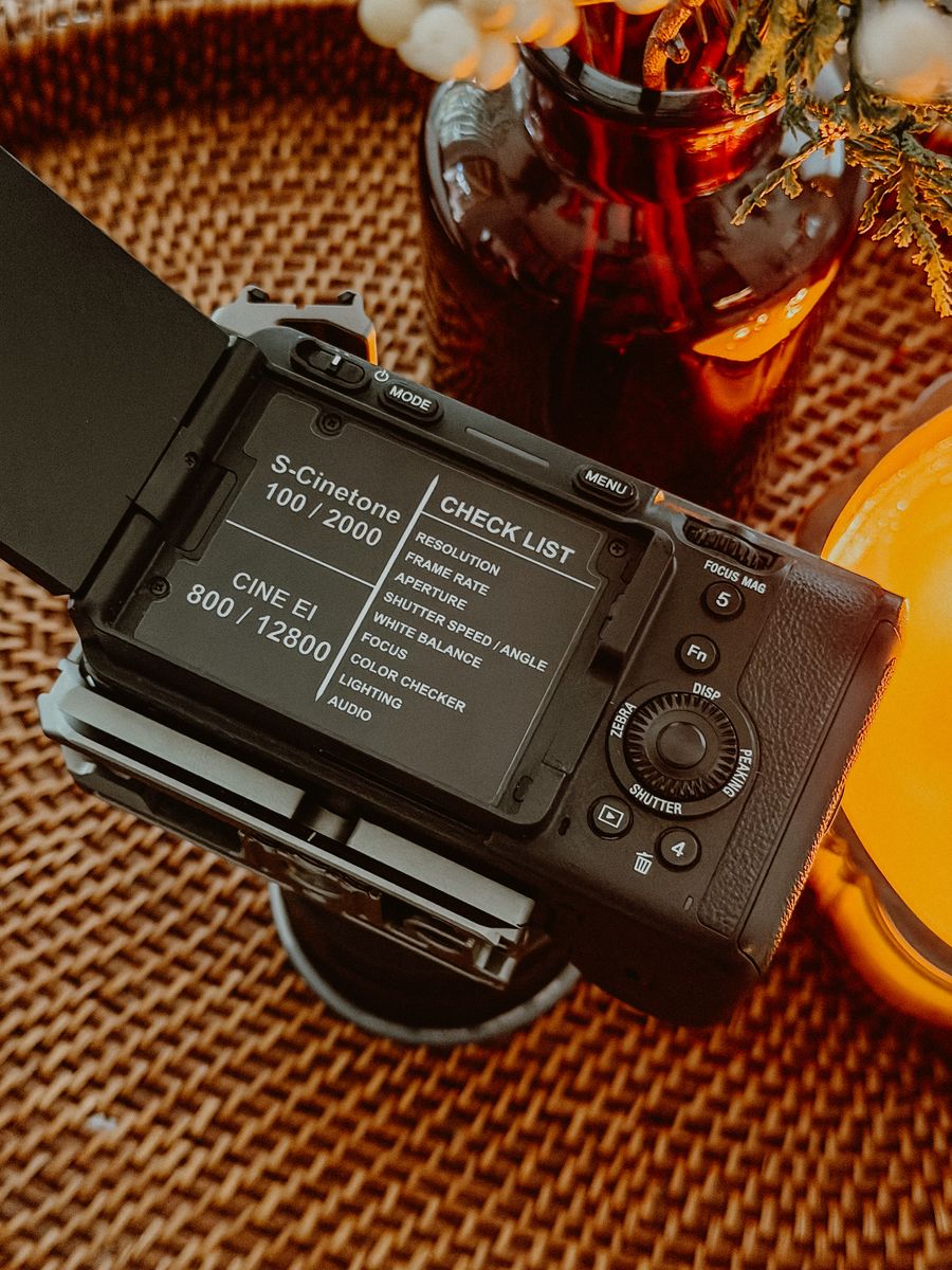 CHXLST sticker on a camera